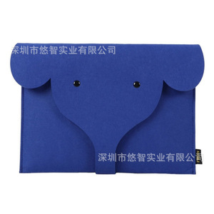 Étui pour tablette en feutre, motif éléphant stylé, étui de protection pour produits électroniques, personnalisable. - Product Image 4