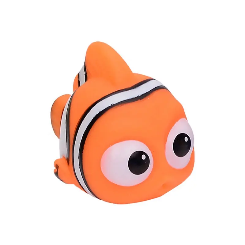 Nemo Dory - Brinquedo de borracha macia para banho de bebês, brinquedo de água com spray flutuante para crianças, boneco de brincar de banho de animais, ideal para elas