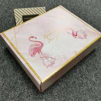 Personnalisé carton postal e-commerce emballage papier boîte d'expédition Ondulée boîte d'avion