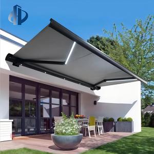 Auvent rétractable imperméable abordable pour l'extérieur, auvent <span class=keywords><strong>de</strong></span> fenêtre en aluminium, auvent <span class=keywords><strong>de</strong></span> <span class=keywords><strong>toit</strong></span> rétractable - Product Image 1