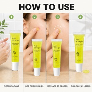 Gel de traitement de l'acné à la niacinamide personnalisé OEM pour les peaux sujettes à l'acné, réduction des rougeurs et des boutons, élimination des cicatrices, <span class=keywords><strong>correcteur</strong></span> de taches brunes - Product Image 4