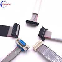 0,5mm Rastermaß 20-PIN Kupferkern-Adapter-Steckverbinder Elektronisches Flachkabel PTFE/PVC/Nylon/Gummi-Isolierung Anpassbar