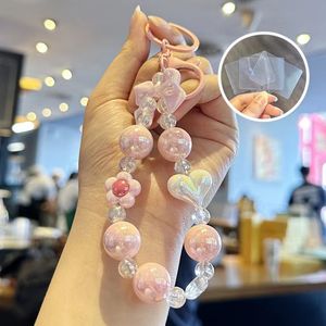 <span class=keywords><strong>Chaîne</strong></span> de <span class=keywords><strong>téléphone</strong></span> colorée avec perles en verre irisées et breloque en forme de nœud, joli bracelet <span class=keywords><strong>pour</strong></span> téléphones mobiles et sacs - Product Image 5