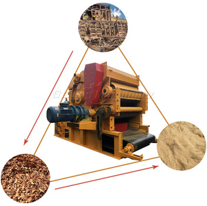 Nuevo modelo más grande 8-10 toneladas por hora Máquina astilladora de madera resistente con motor Alta productividad Certificación CE - Product Image 2