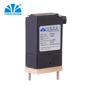 Yongchuang YCVM21 Solenoid Valve 1.6mm Port Dc 24V For Corrosive Liquid Industrial Fluid Control - Product Image 1