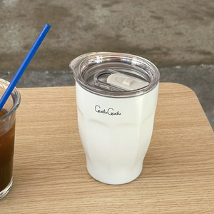 Vaso de Café de Acero Inoxidable de Boca Ancha con Aislamiento al Vacío de 280 ml, con Diseño de Diamantes, para el Hogar, la Oficina y Viajes, Compra al por Mayor - Product Image 4