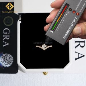 แหวนหมั้นเพชรธรรมชาติขนาด5มม. สีทอง14K ประดับเพชรที่ดูสง่างามไม่เหมือนใคร - Product Image 5