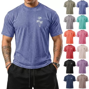 Camiseta de Hombre de Algodón Reciclado: Ecológica, Transpirable, Corte Holgado, Casual de Verano, Manga Corta, Bordada - Product Image 1
