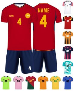 ชุดเสื้อฟุตบอลแบบซับลิเมชั่นสั่งทำพิเศษ คอวี แขนสั้น ผ้าโพลีเอสเตอร์ซับเหงื่อ สำหรับผู้ใหญ่ ทุกเพศ ทุกฤดูกาล - Product Image 6