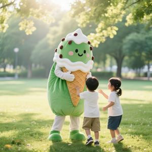 Disfraz de Mascota de Helado de Peluche Personalizado, Disfraz de Mascota de Helado Popular, Disfraz de Mascota de Helado Barato para Adultos - Product Image 1