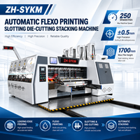 Machine de découpe rotative automatique à un clic pour l'ajustement des commandes, impression flexographique industrielle, emballage en carton ondulé, empilage