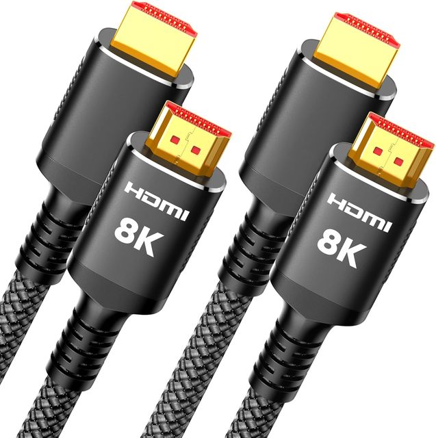 Premium 8K for HDMI 2.1 Cable Ultra High Speed 48Gbps 60Hz with Gold Plating PVC Jacket for Laptop and Projector