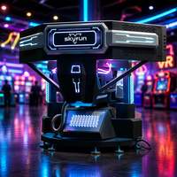Simulateur de course automobile à triple écran, machine de jeu vidéo d'arcade à trois axes et 360 degrés pour centre de jeux