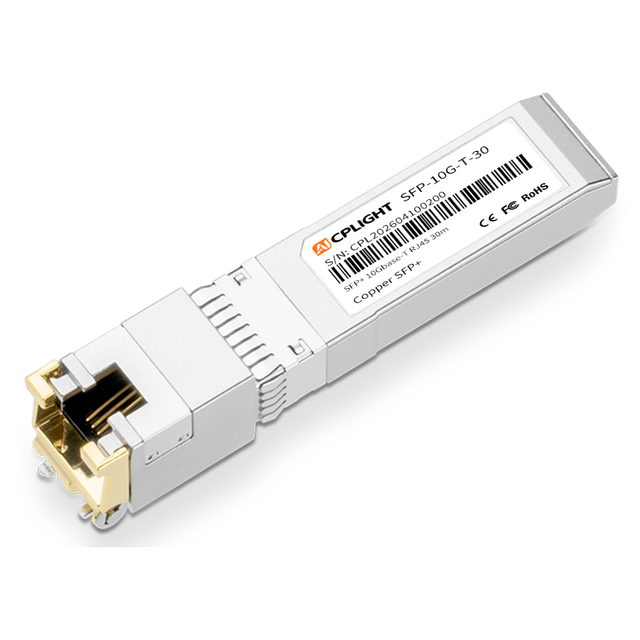 Juniper Compatible 10GBASE-T SFP+Copper RJ45 30m Transceiver Module