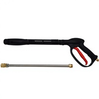 Lance de pulvérisation métallique 105 cm 1900 PSI 130 BAR 26 L/min pour nettoyeur haute pression, pièce de rechange pour machine de nettoyage