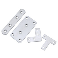 Supports d'angle droits brossés en acier inoxydable pour meubles de cuisine ; Bandes et barres plates multi-tailles en gros