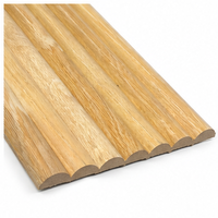 EAZART Panel Dinding 3D MDF Fleksibel Ramah Lingkungan Tahan Air dengan Lapisan Kayu untuk Dekorasi Dinding Interior/Eksterior Rumah Tangga