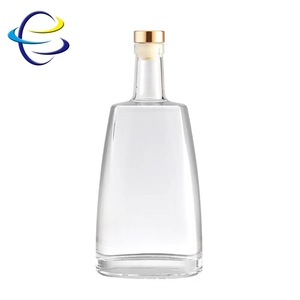 Commercio all'ingrosso di alta qualità 700ml chiaro vino rosso bottiglia di vetro fabbricazione <span class=keywords><strong>cinese</strong></span> con tappo a corona per <span class=keywords><strong>liquore</strong></span> - Product Image 5