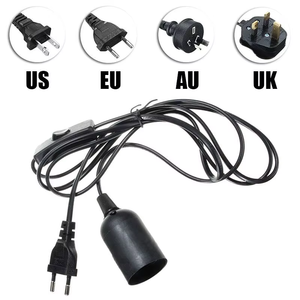 Vente en gros de <span class=keywords><strong>fil</strong></span> électrique avec support et prise de <span class=keywords><strong>lampe</strong></span> E27 Ensemble de bricolage vintage <span class=keywords><strong>pour</strong></span> luminaire - Product Image 2