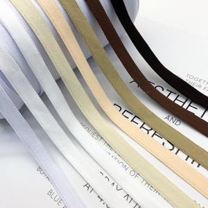 เทปทอสี 48 สี ขนาด 1 ซม. สำหรับเย็บขอบเสื้อ แถบลายเส้น คอเสื้อ ชายเสื้อ ชุดนักเรียน เสื้อสเวตเตอร์ แถบผูกด้านหลัง อุปกรณ์เสริม ผลิตในจีน - Product Image 1