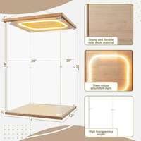 Présentoirs et boîtes en acrylique LED néon modernes, pliables, écologiques, personnalisables, vente en gros d'usine