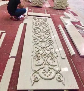 3D khắc cứu trợ Kết cấu bằng đá cẩm thạch tác phẩm nghệ thuật trang trí đá cho bảng tường bóng - Product Image 5