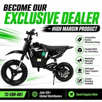 Moto électrique tout-terrain pour enfants 350W 36V 4Ah, pneus tout-terrain de 14 pouces, suspension avant et arrière, frein à disque, 3 modes de vitesse, phare LED, OEM