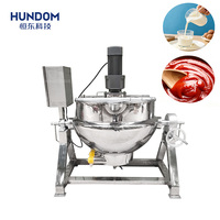 Chaudière de cuisson inclinable 100L en acier inoxydable, chauffage électrique sanitaire, marmite à double enveloppe pour aliments