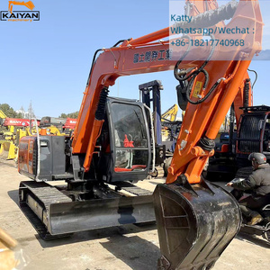 Excavadora de cadenas Hitachi ZX70 usada, excavadoras Hitachi ZX55U ZX60U ZX40U ZX60 de segunda mano, miniexcavadoras Hitachi en oferta. - Product Image 2