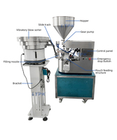 Machine de remplissage et de bouchage automatique de sachets à bec rotatif pour lessive liquide et savon liquide