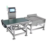 Báscula de Control de Peso de Alta Velocidad para Alimentos, para Pesaje Automático de Paquetes de Snacks, Dulces, Productos de Panadería y Bebidas Embotelladas