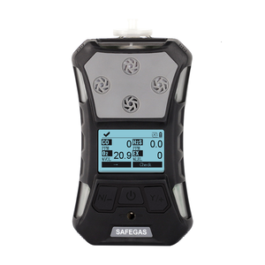 เครื่องตรวจจับก๊าซแบบพกพา Safegas LEL, H2S, CO, O2 4 in 1 เซ็นเซอร์นำเข้าประสิทธิภาพสูง ได้รับการรับรองมาตรฐาน IECEX ป้องกันการระเบิด - Product Image 1