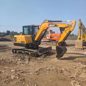 Modèle le plus vendu, économique, écologique, coupleur rapide, excavatrices Sany SY60 d'occasion pour projets de construction - Product Image 1