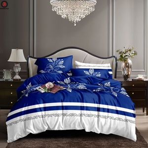 Ensemble de literie 3 pièces en polyester 100% pour <span class=keywords><strong>lit</strong></span> king size et queen size, lavable, résistant au rétrécissement, convient à tous les lits standard africains - Product Image 1