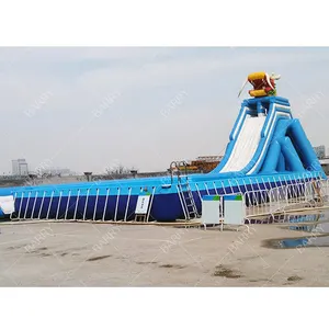 Above Ground Pool Outdoor And Indoor PVC Portable Swimming Pool Metal Frame Pools For Sale