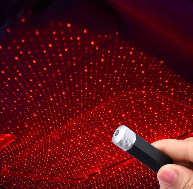 CPYP Led Car Interior Roof Atmosphere Usb Led Projector Laser Lights for Night Club
