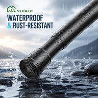 YIJIALE Barra de Tensión de Acero al Carbono Antioxidante de 22mm y 0.7-1.2m, 100% Control de Calidad, Sin Perforación, Extensible, para Secado en Baño