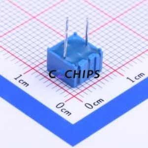 ตัวต้านทาน/โพเทนชิโอมิเตอร์แบบปรับได้สำหรับ3362P-1-504LF ผ่านชิ้นส่วนรู (THT)-3P, ตัวต้านทาน7x6.6มม. 500Kohm 10% 500 100PPM/℃ - Product Image 2