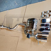 Pour BMW X1 E84 : Kit d'échappement Catback avec valve électronique pour améliorer les performances et embouts de mouvement de valve