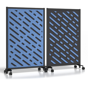 Panneaux acoustiques muraux design en feutre polyester, insonorisants pour animaux de compagnie, cloisons de bureau autoportantes - Product Image 3