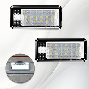 Đèn Biển Số LED Đuôi Xe 18SMD Không Lỗi Cho <span class=keywords><strong>AUDI</strong></span> A3 S3 A6 C6 <span class=keywords><strong>A4</strong></span> B6 Q7 RS4 RS6 Đèn Biển Số LED - Product Image 1