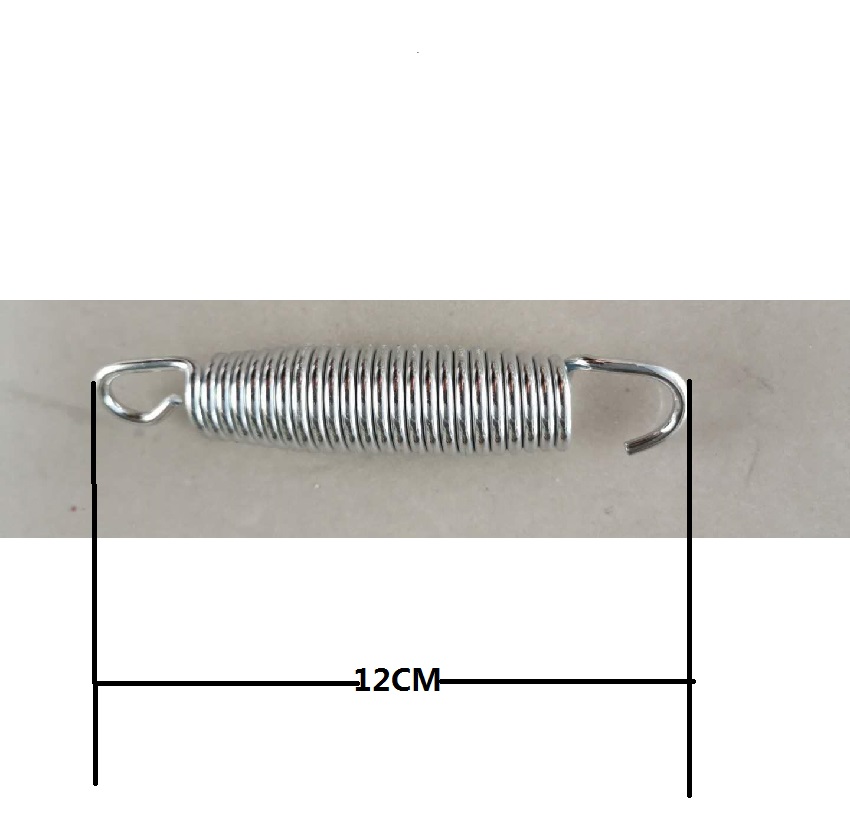 Ressorts de trampoline 12 cm blancs