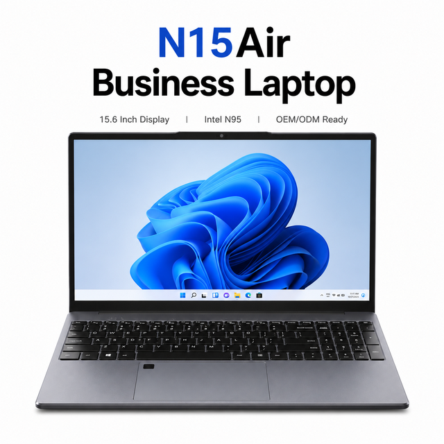 Yifang 15.6 Inch Professional Laptop Intel Portable Notebook Office Computer FHD Display ODM Supplier Windows 11 OEM