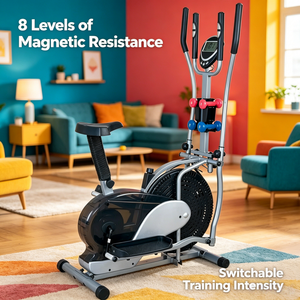 <span class=keywords><strong>Vélo</strong></span> de spinning vertical K-FIT GS-8.2FDG, équipement de fitness stationnaire pour l'exercice en intérieur, cycle aérobie à domicile - Product Image 2