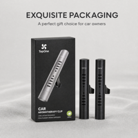 Diffuseur d'aromathérapie TopOne en aluminium pour grille d'aération, parfum solide, design anti-fuite et fraîcheur automobile