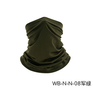 Grosir desainer kustom Logo Turban masker jilbab spandeks musim panas leher Gaiter - Product Image 4