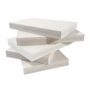 Feuille de mousse de PVC blanc de haute qualité 3mm 5mm 10mm 19mm 20mm 25mm panneau de mousse de PVC pour le signe d'impression de meubles