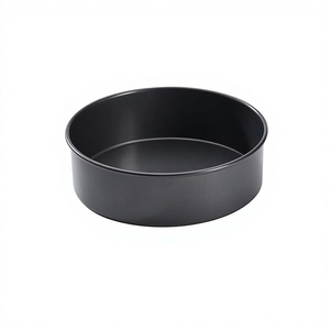 Moule à gâteau rond en acier au carbone, revêtement antiadhésif PTFE, plat à pâtisserie de 18 cm, ustensiles de cuisson professionnels - Product Image 2