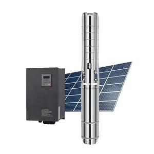 Bomba De Agua Solar Con Energia Paneles 20 30Hp 15000W 380V 6 Inch Submersible Solar Water Pump