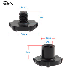 อุปกรณ์ดำน้ำแบบปรับได้ ชิ้นส่วนสกรูพลาสติกสำหรับยึดแผ่นรองหลัง BCD - Product Image 2